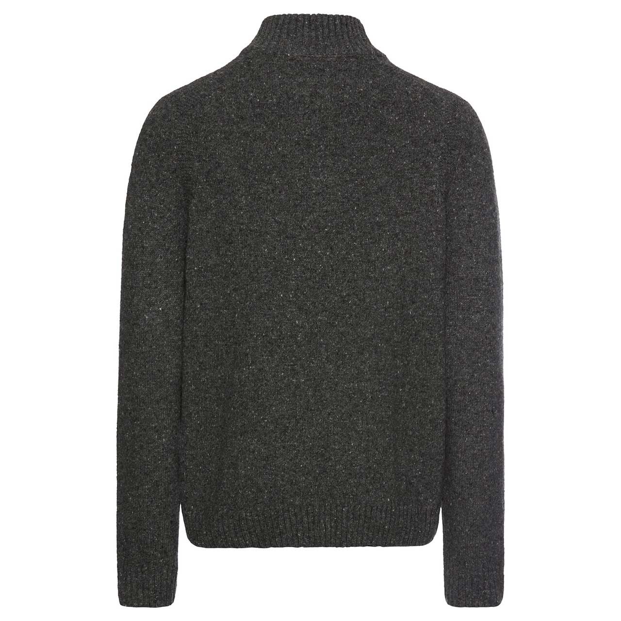 Herren Pullover Troyer von Camel active in der Farbe Dunkelgrau meliert, Rückansicht