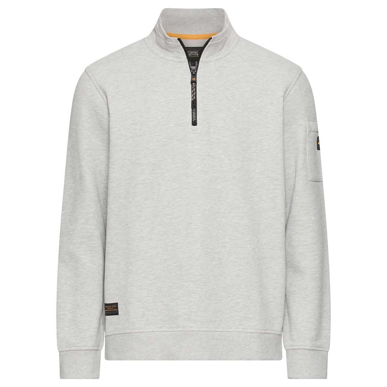 Camel active Herren Sweatshirt Troyer dust grey