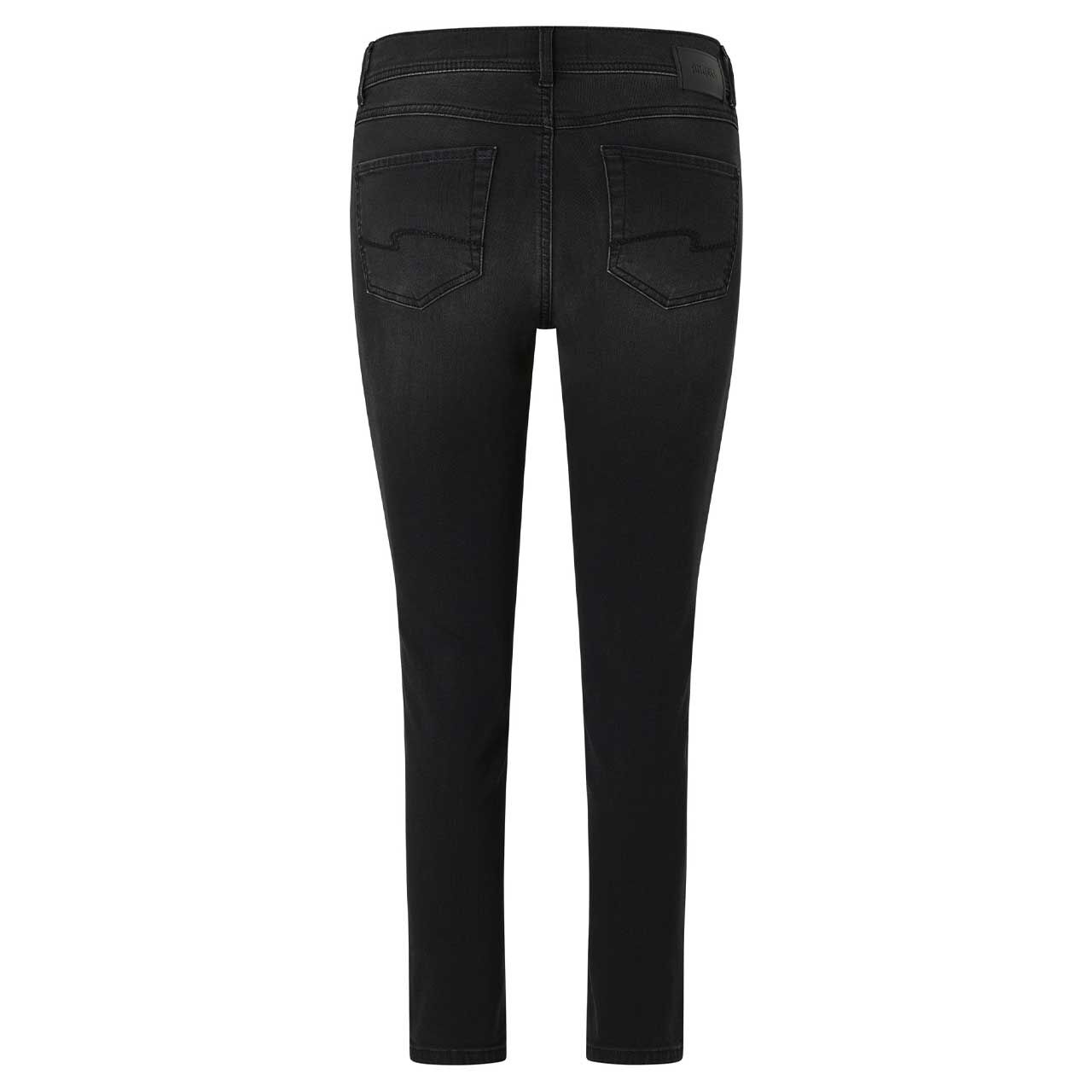 Damen 7/8 Jeans Ornella von Angels in Dunkelgrau angewaschen, Rückansicht