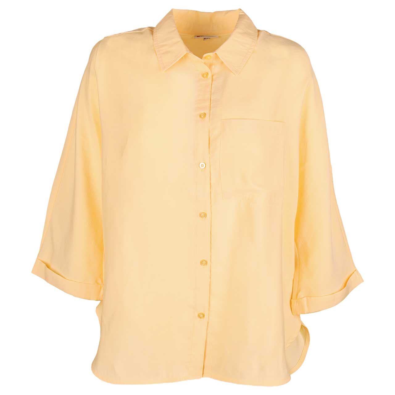 Street One Damen 3/4 Arm Bluse Shirtcollar buttercream yellow