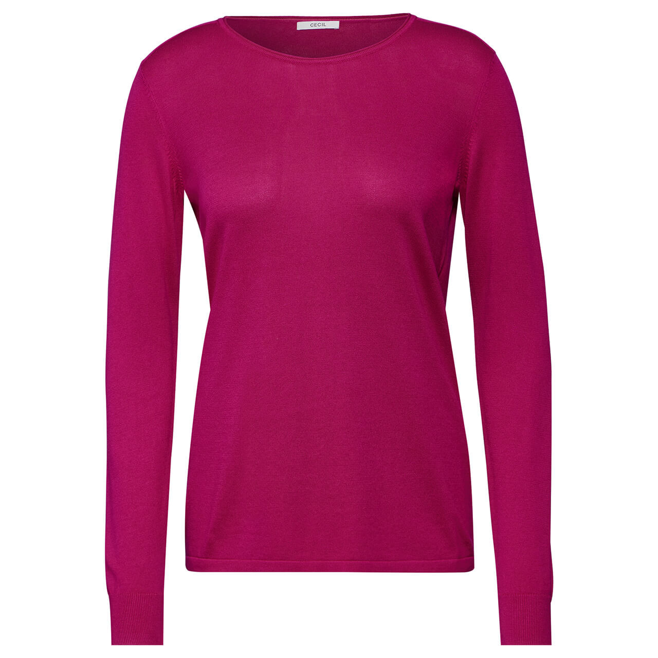 Cecil Damen Pullover Round Neck jewel pink