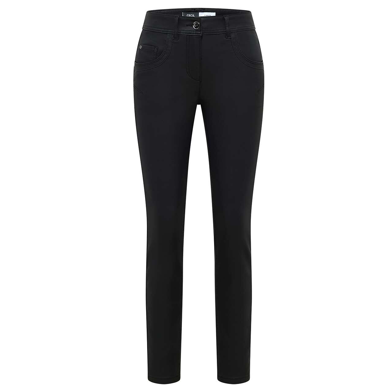 Cecil Toronto Jeans black coated
