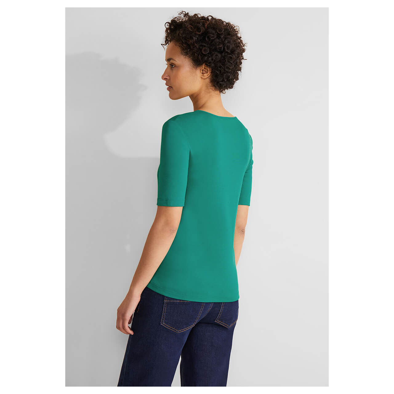 Street One Damen T-Shirt Palmira intense aqua