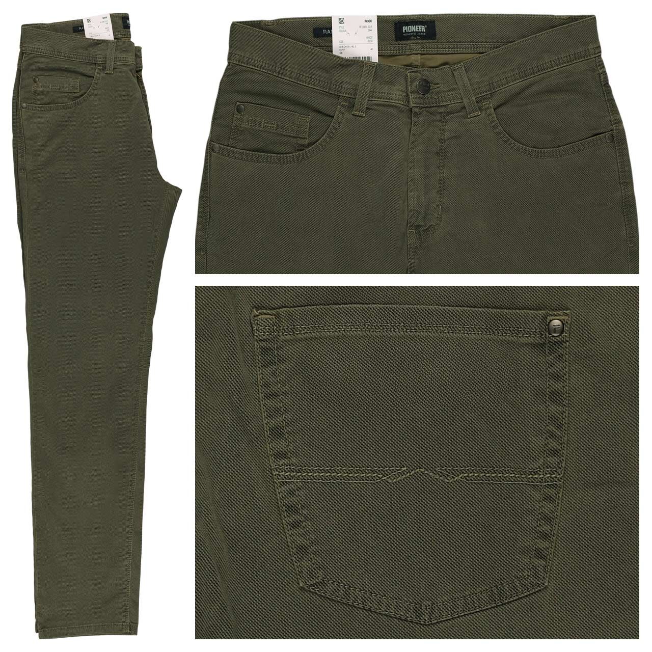 Pioneer Rando Baumwollhose burnt olive pattern
