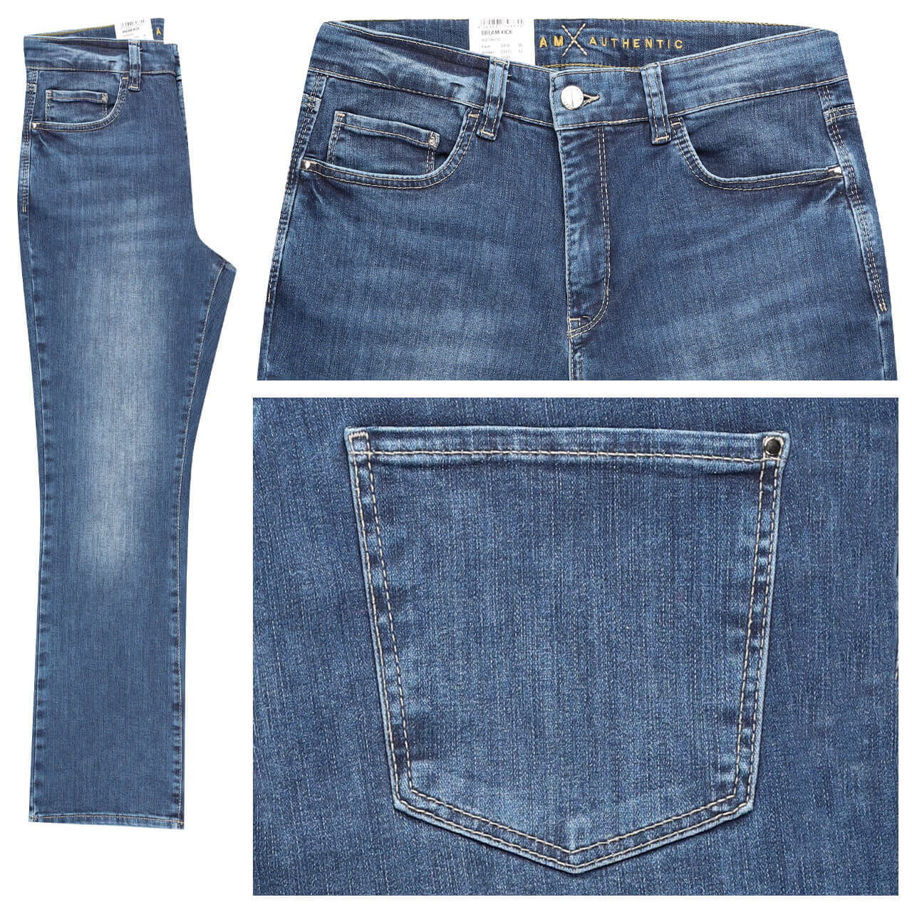 MAC Dream Kick 7/8 Jeans outworn blue MAC Dream Kick 7/8 Jeans outworn blue