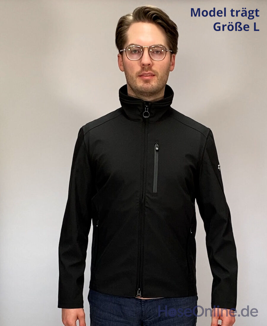 Wellensteyn Alpinus Herren Softshell Jacke mat black
