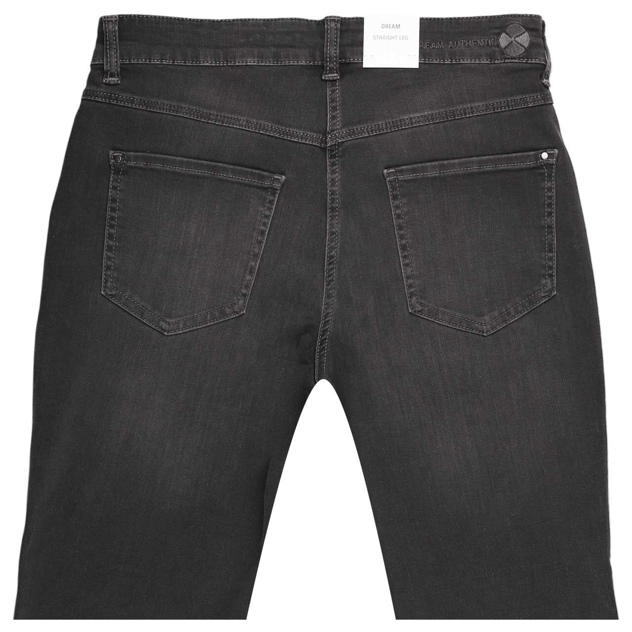 Damen 7/8 Jeans Dream von MAC in Grau angewaschen, detaillierte Rückansicht