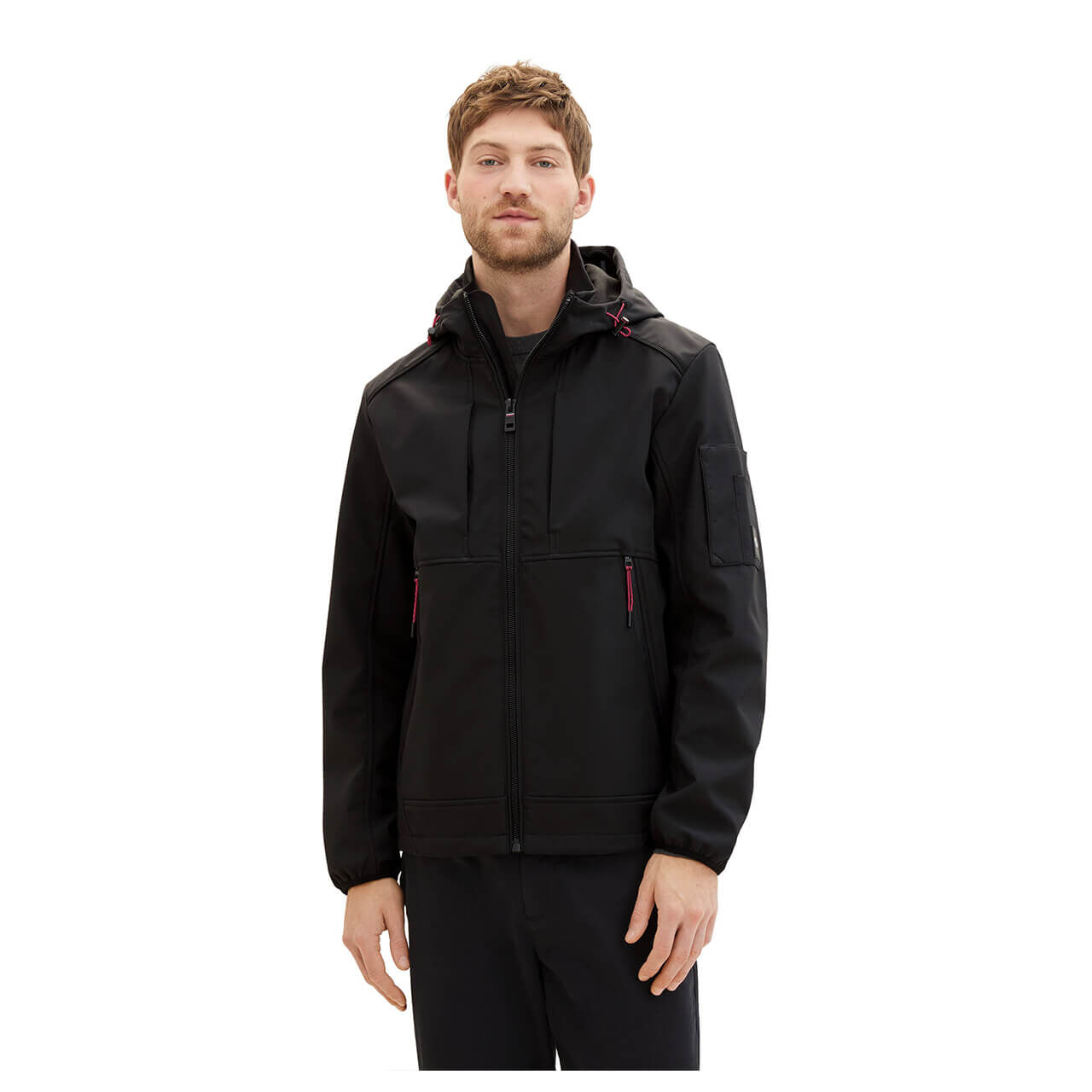 Tom Tailor Herren Jacke Softshell Jacket black