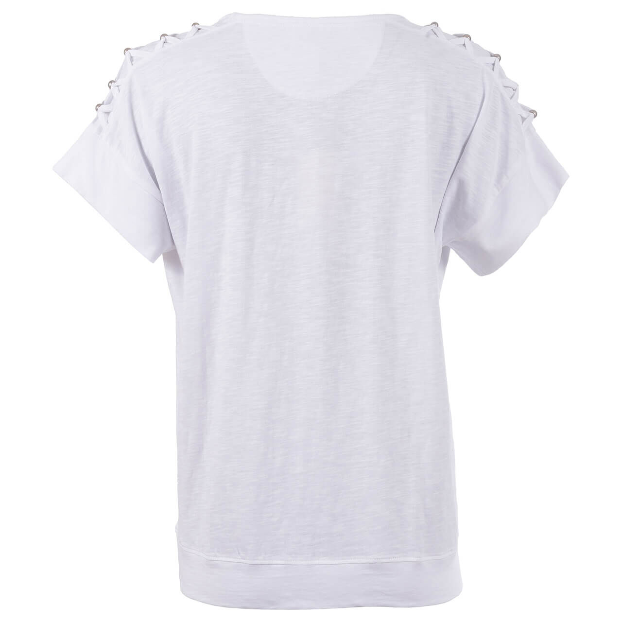 Soquesto Damen T-Shirt floral white
