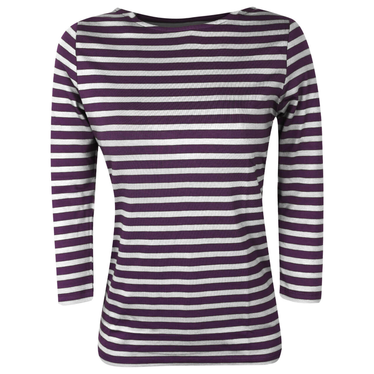 Munich Freedom Damen 3/4 Arm Shirt plum/cappuccino