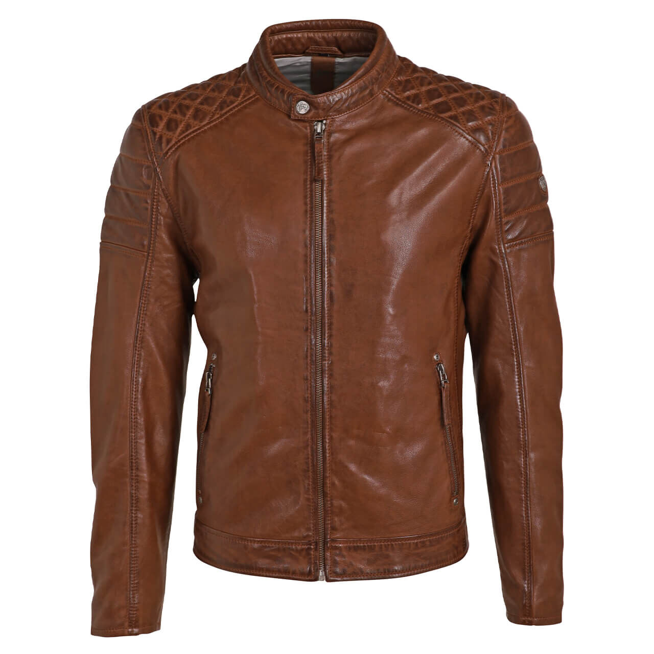 Mauritius Herren Lederjacke Donnie dark cognac Mauritius Herren Lederjacke Donnie dark cognac