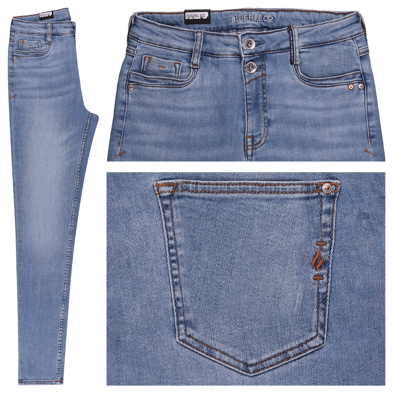 Blue Fire Lara Jeans pacific ocean blue Blue Fire Lara Jeans pacific ocean blue