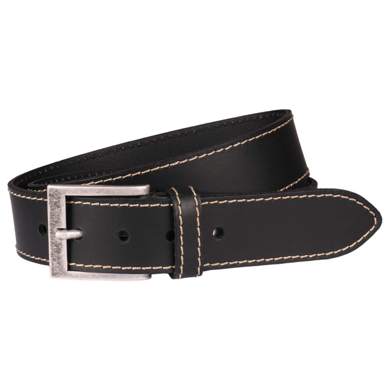 Bernd Götz Herren Pull Up Ledergürtel black