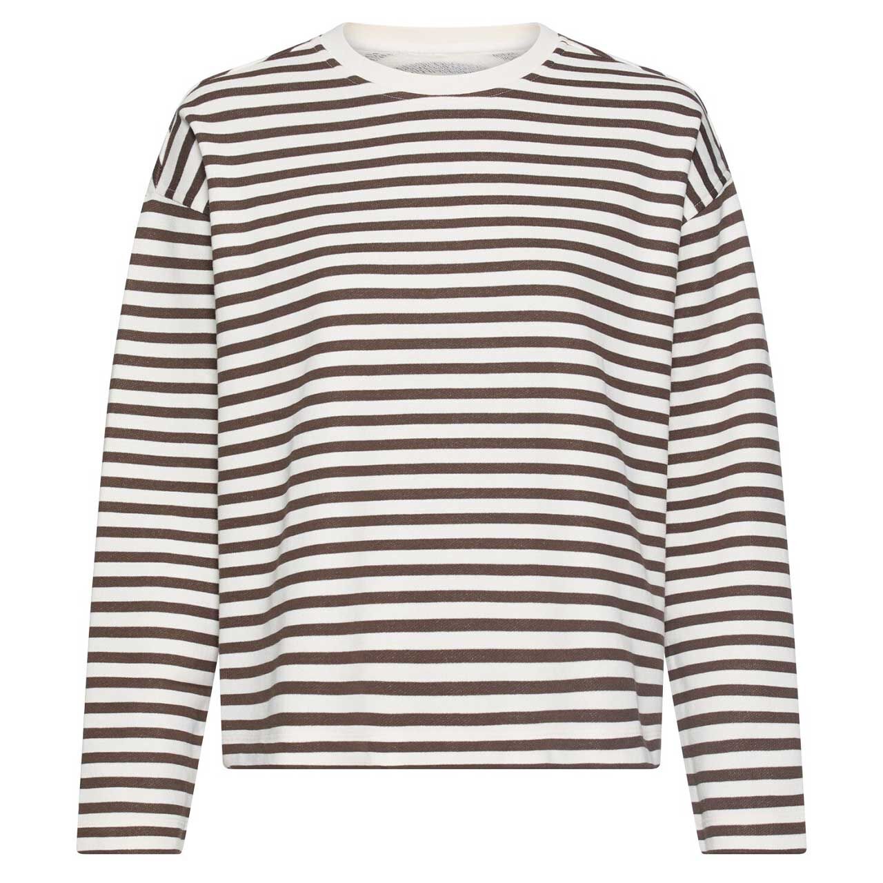 Camel active Damen Sweatshirt brown stripes