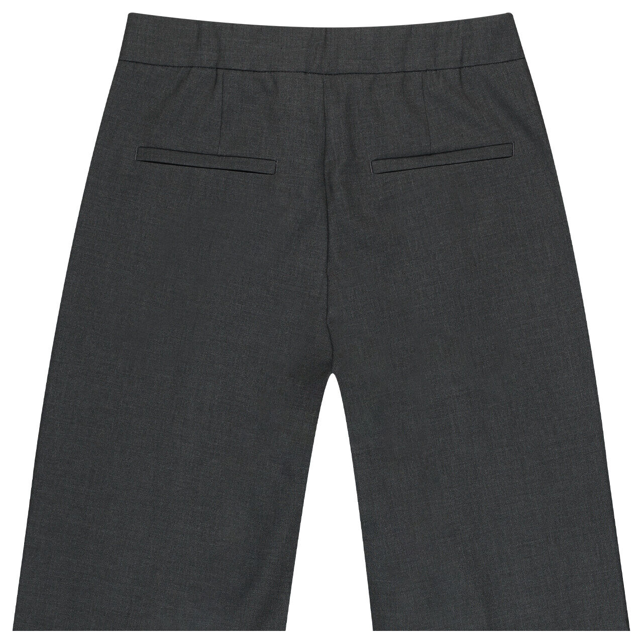 Stretch Damenhose Chiara von MAC in Dunkelgrau, detaillierte Rückansicht