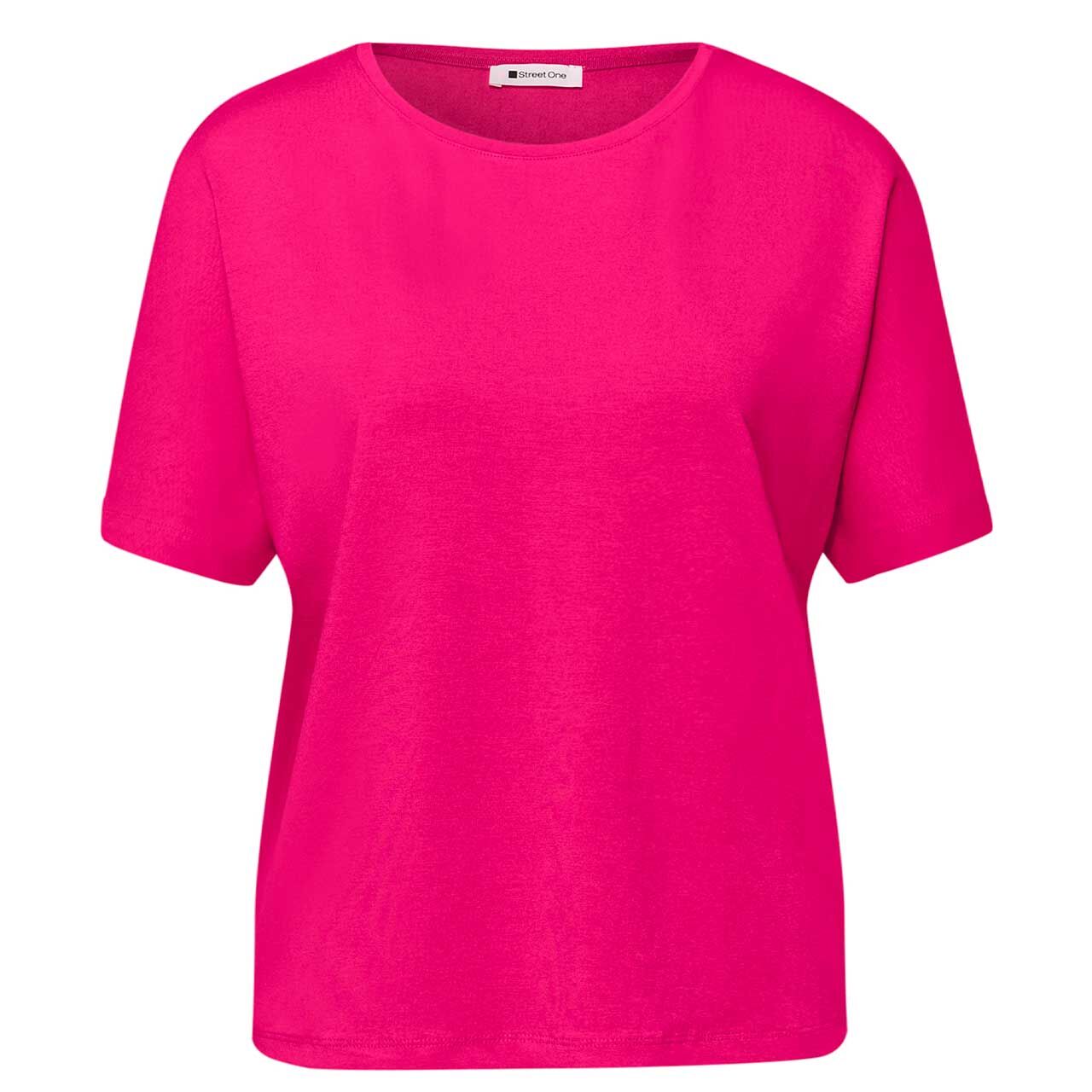 Street One Damen T-Shirt Crista magenta dream
