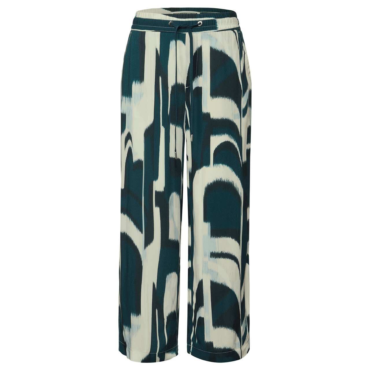 Street One Emee Wide Leg 7/8 Hose tide blue