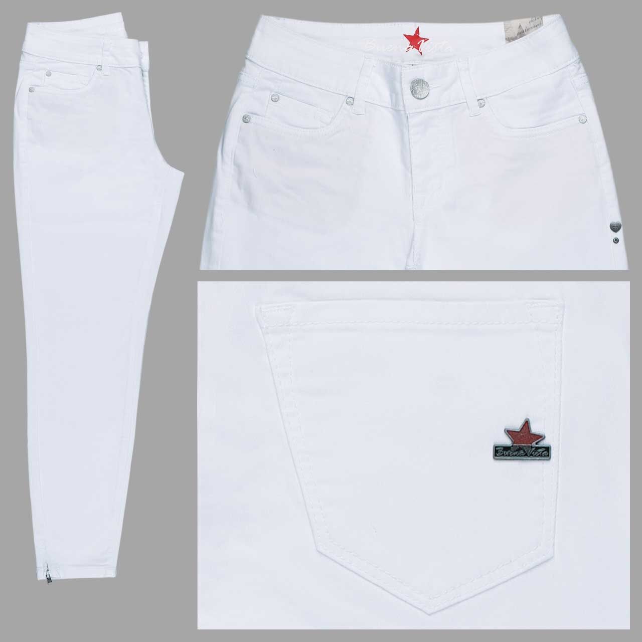 Buena Vista Italy V 7/8 Stretch Twill Baumwollhose shiny white