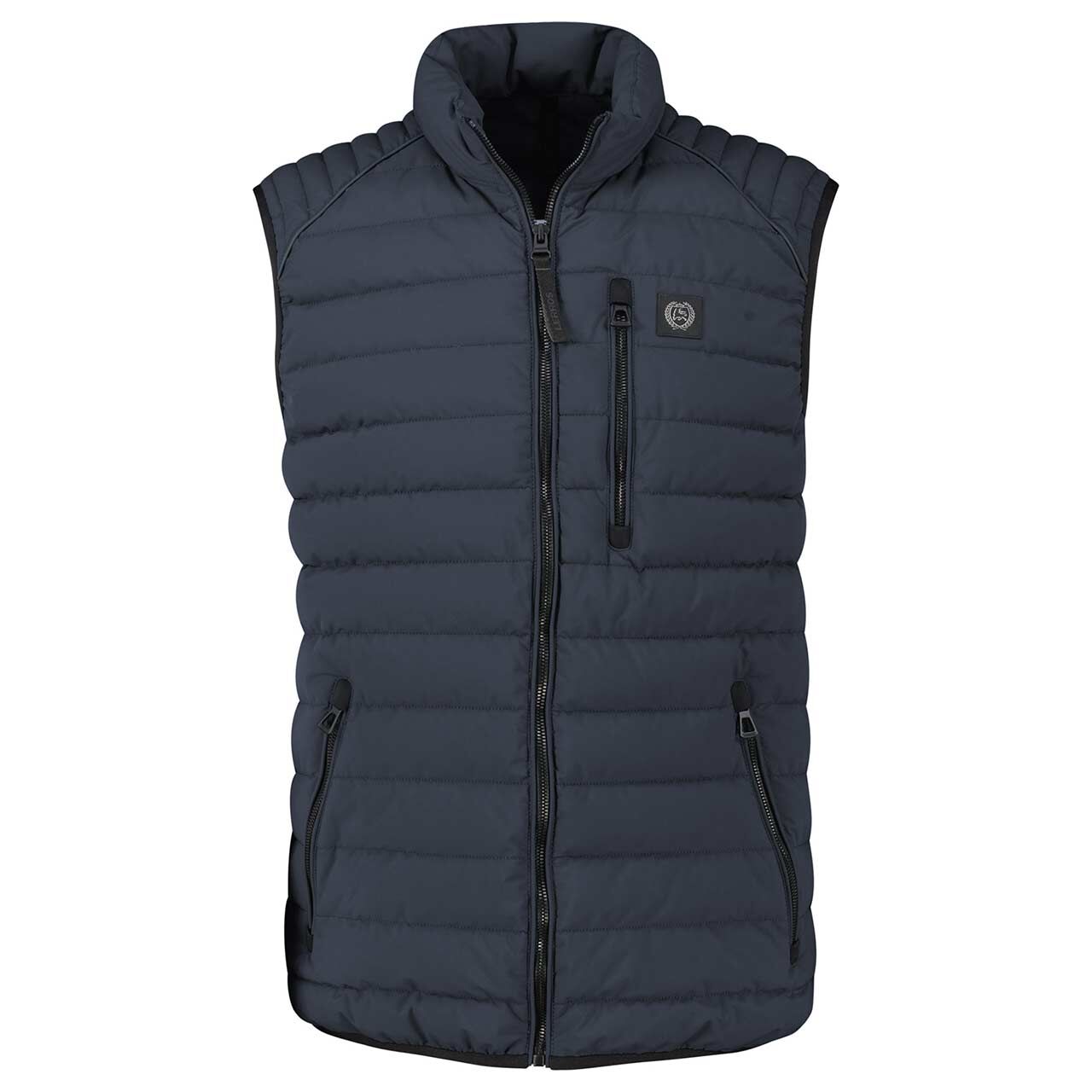 Lerros Herren Weste deep blue night