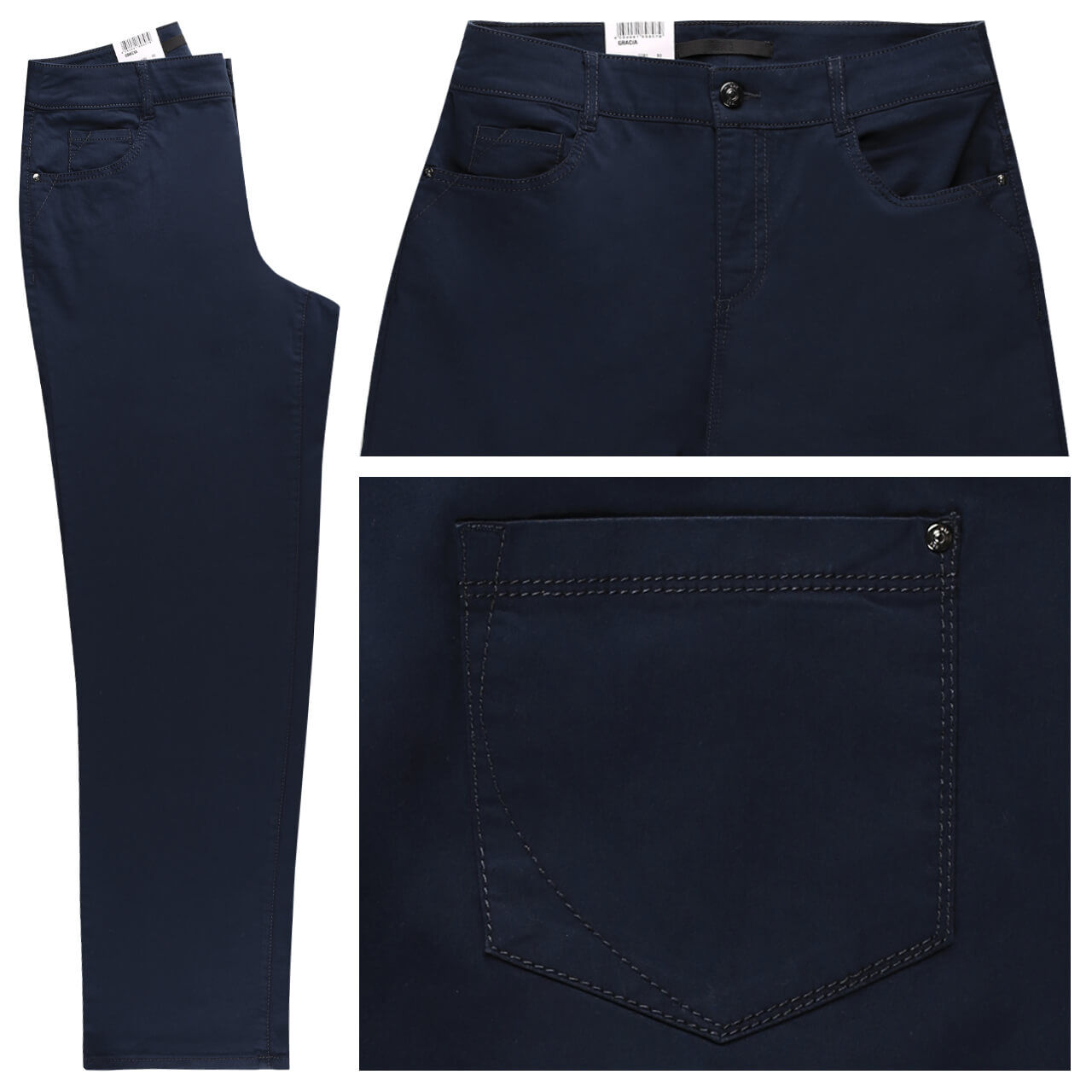 mac-jeans-gracia-bauwoll-dunkelblau-196 MAC Gracia Baumwollhose für Damen in Dunkelblau, FarbNr.: 196