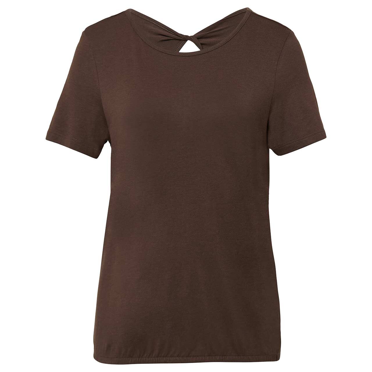 s.Oliver Damen T-Shirt chocolate brown