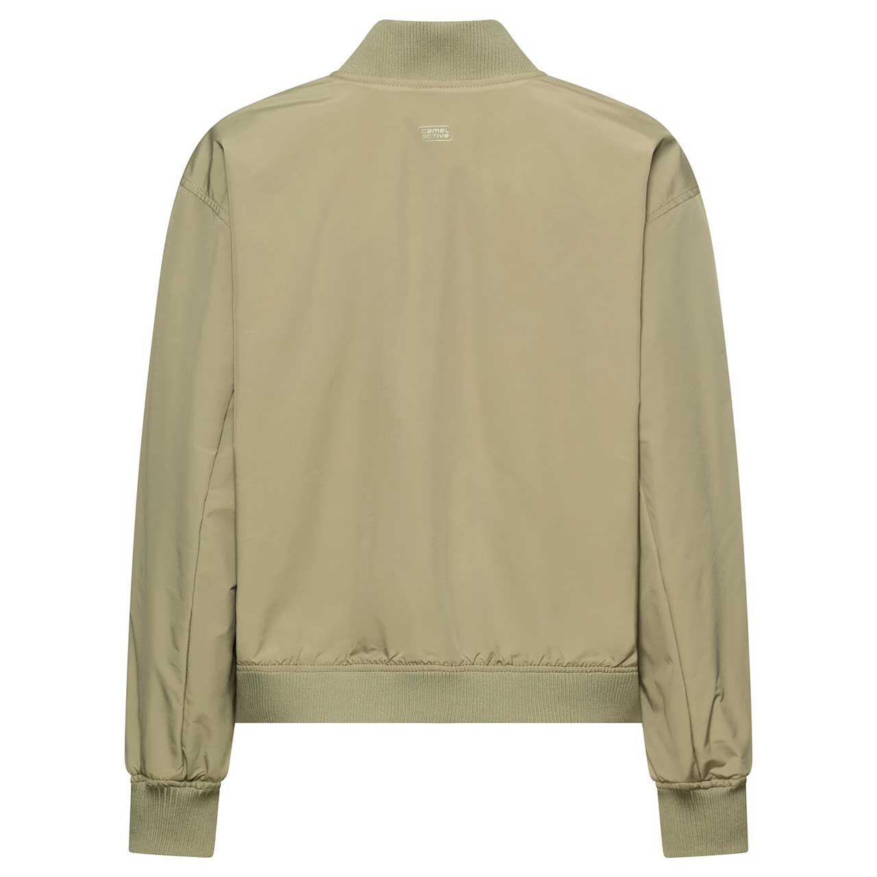 Damen Jacke Blouson von Camel active in Salbeigrün, Rückansicht