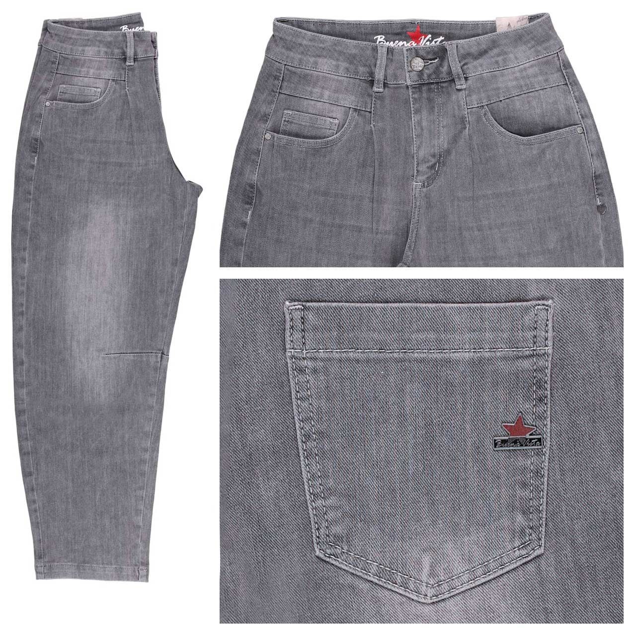 Buena Vista Barrel-F 7/8 Stretch Denim Jeans faded grey