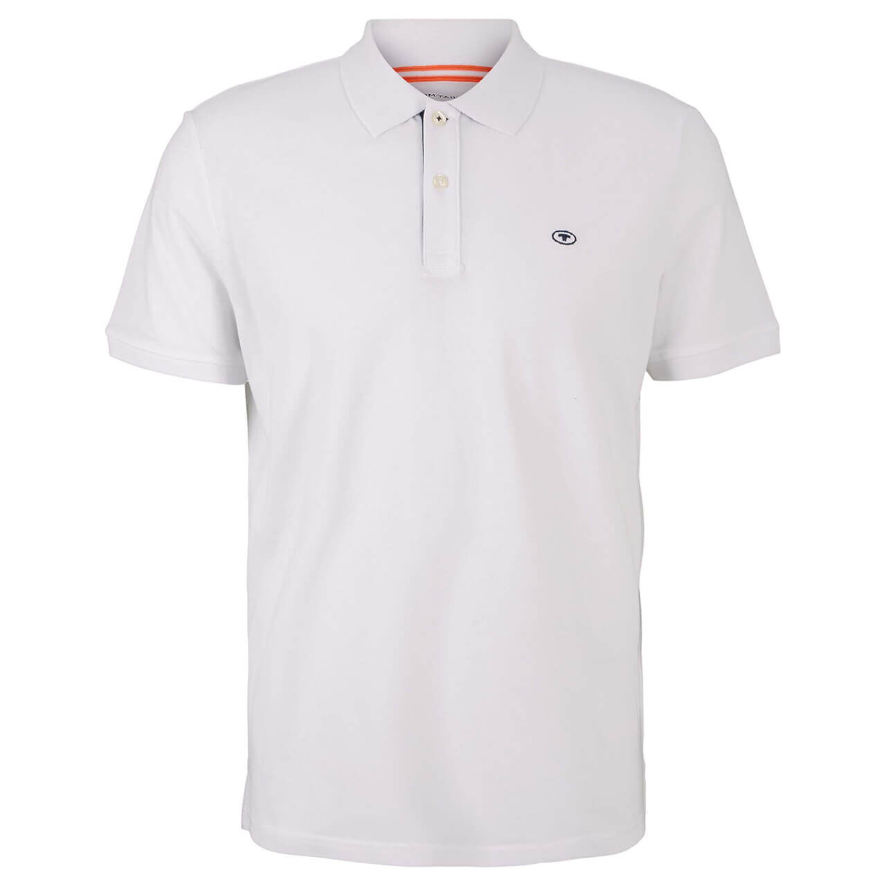 Tom Tailor Herren Piqué Poloshirt contrast white Tom Tailor Herren Piqué Poloshirt contrast white