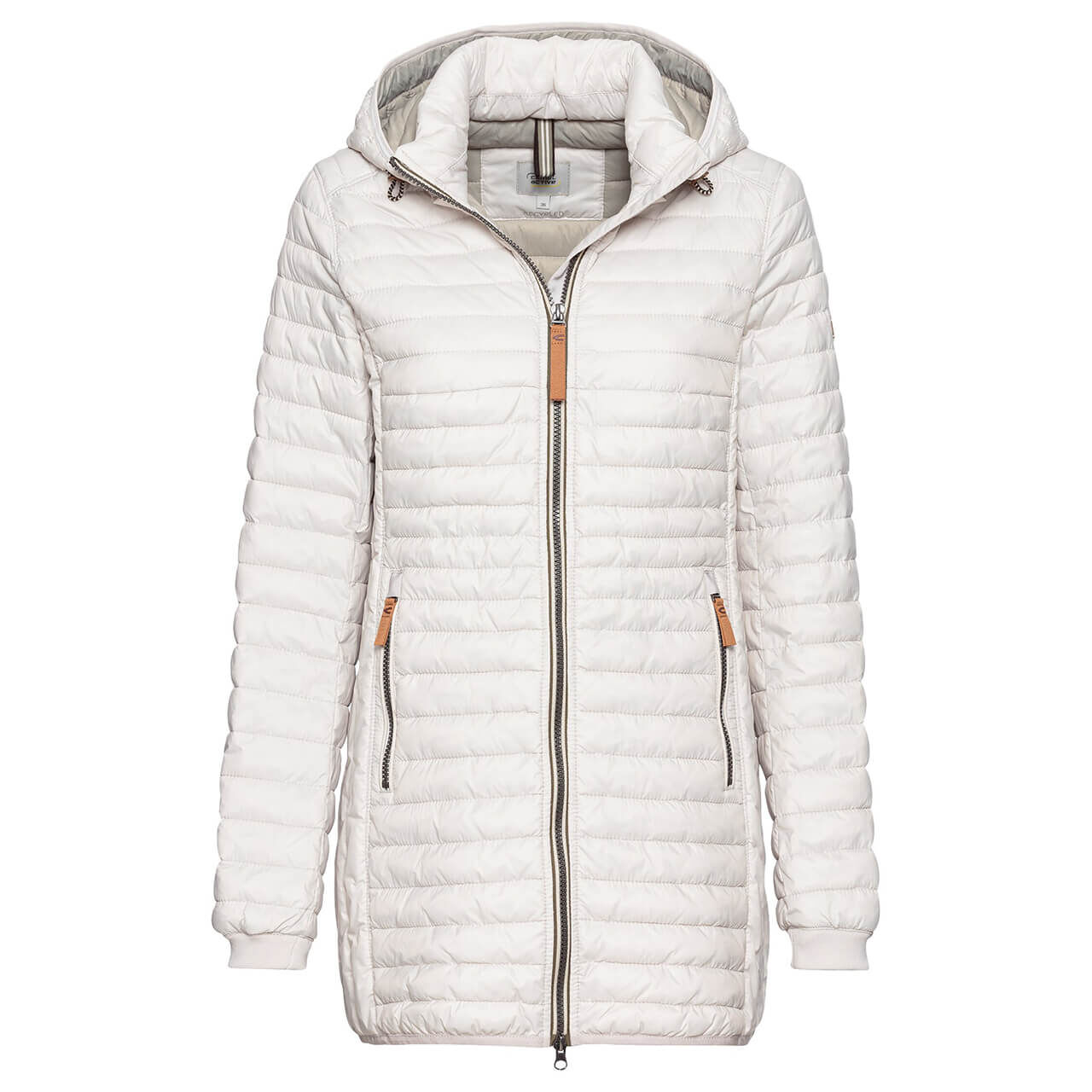 Camel active Damen Kurzmantel white pearl