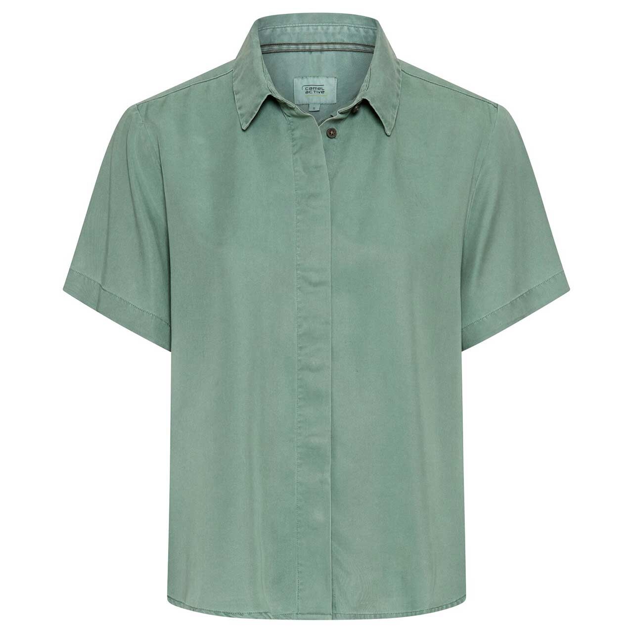 Camel active Damen Kurzarm Bluse jade
