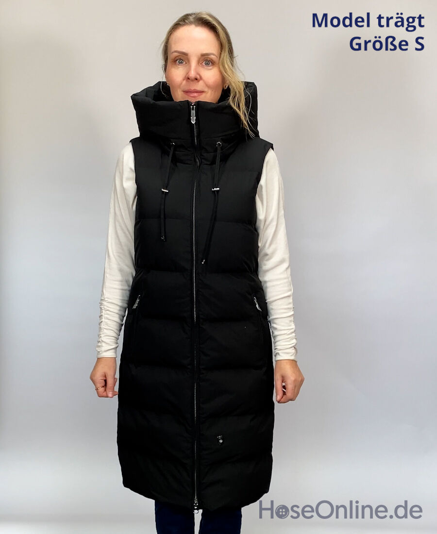 Wellensteyn Goldmine Long Vest Damen Weste black