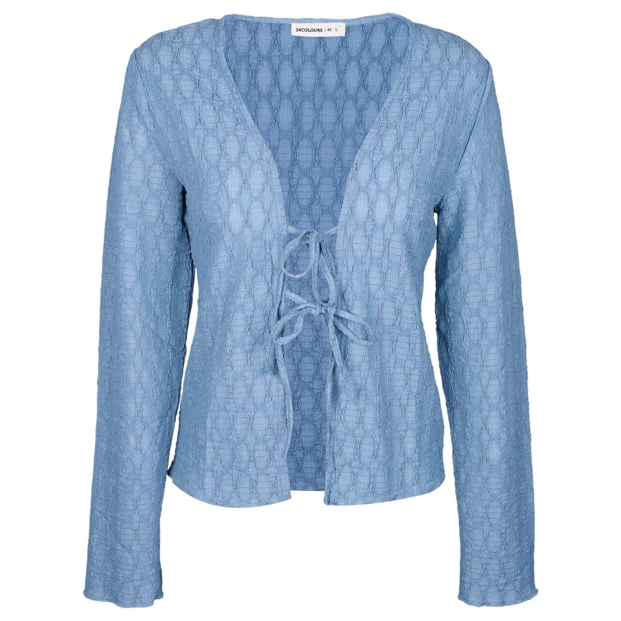 24 Colours Damen Strickjacke blue