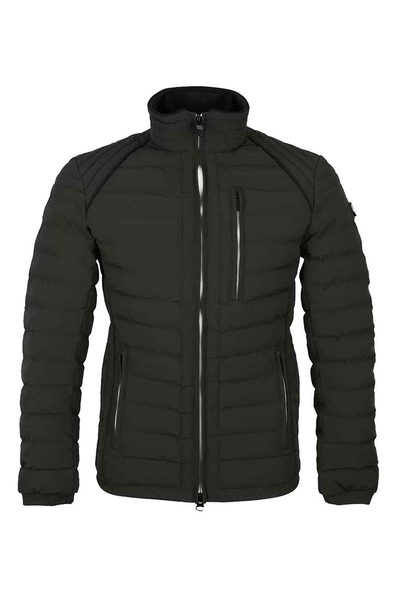 Vorderansicht der Wellensteyn Molecule/MOL Men Herrenjacke in Schwarz
