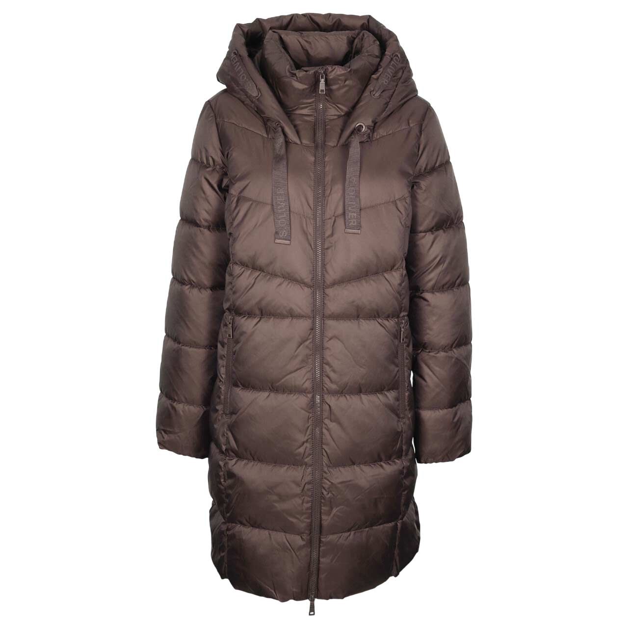s.Oliver Damen Mantel coffee brown