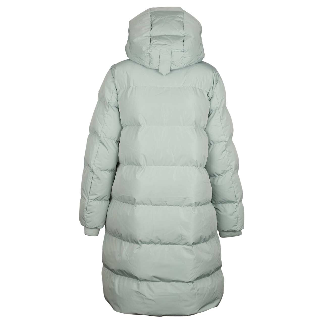 Damen Jacke Boutique Long von Wellensteyn in Salbeigrün, Rückansicht