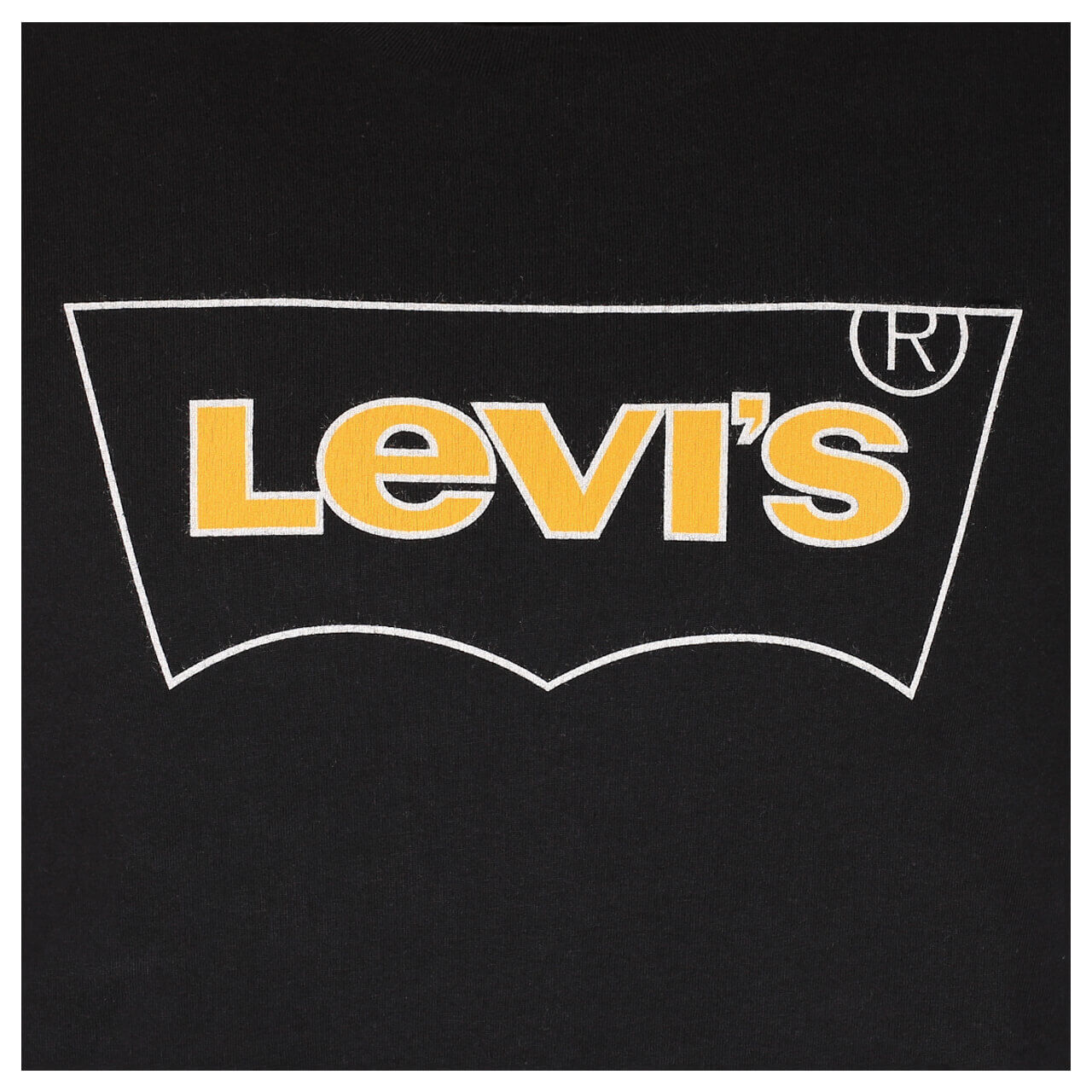 Levis Logo T-Shirt für Herren in Schwarz mit Print, FarbNr.: 0474