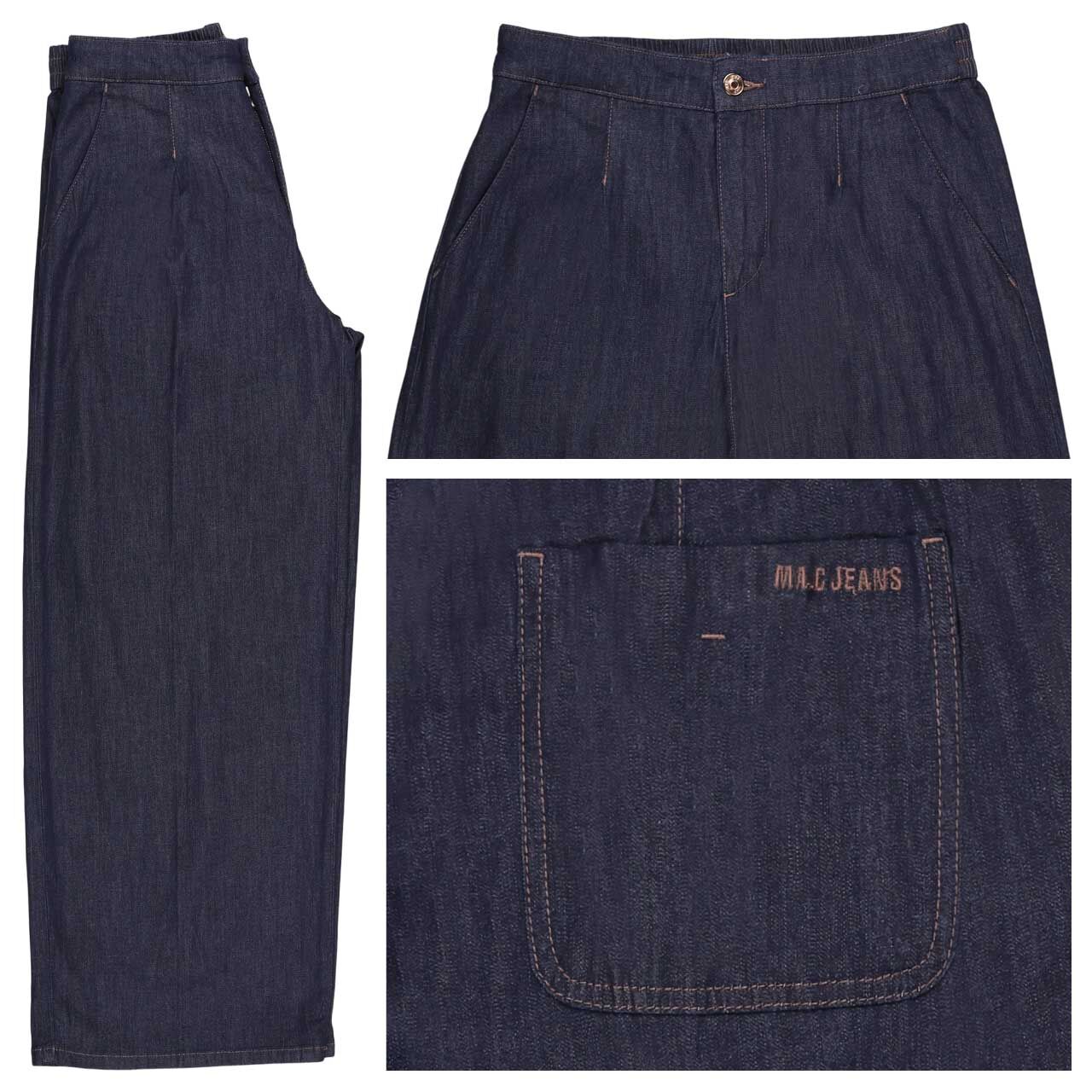 MAC Culotte 7/8 Jeans fashion rinsed pleat
