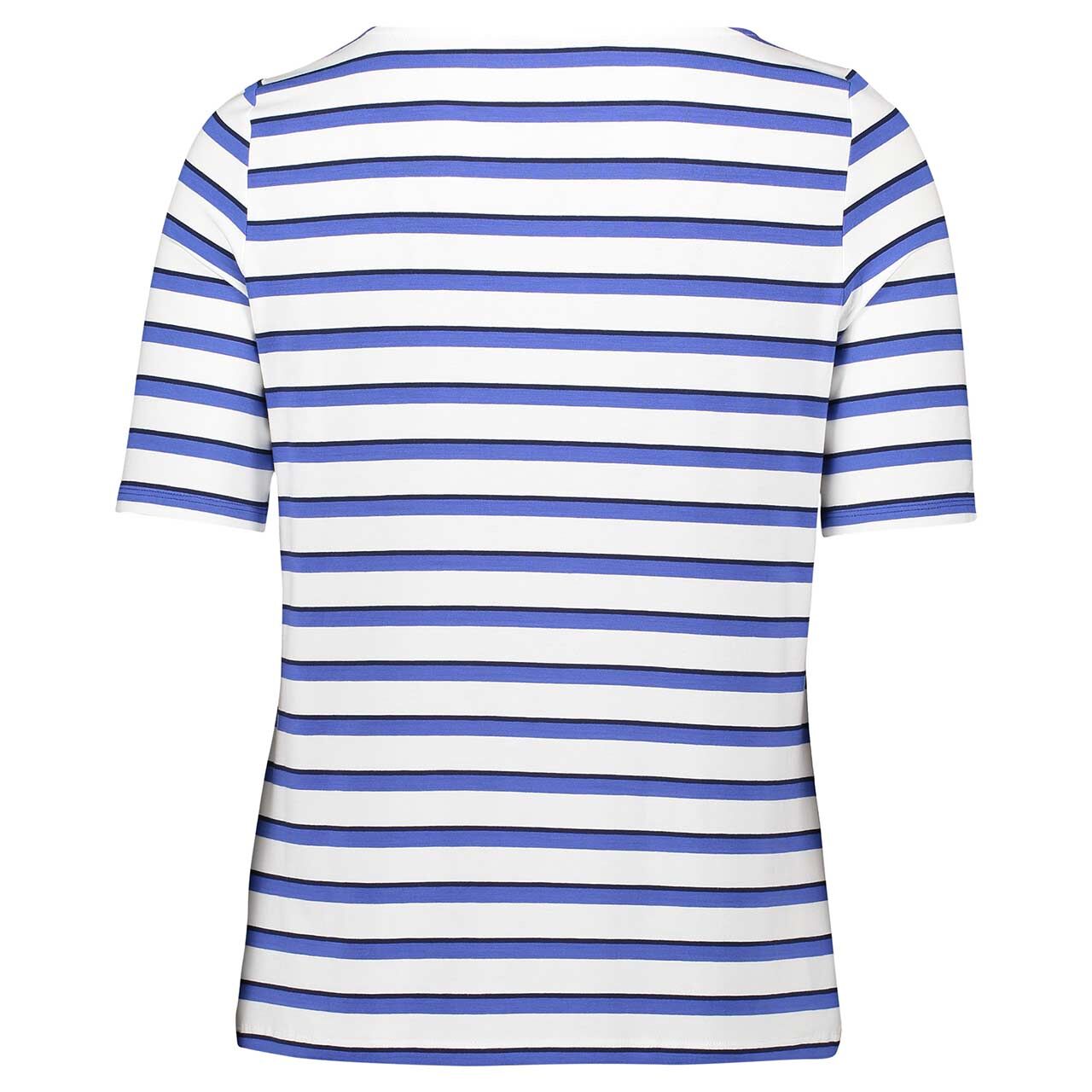 Damen T-Shirt von Betty Barclay in Blau gestreift, Rückansicht