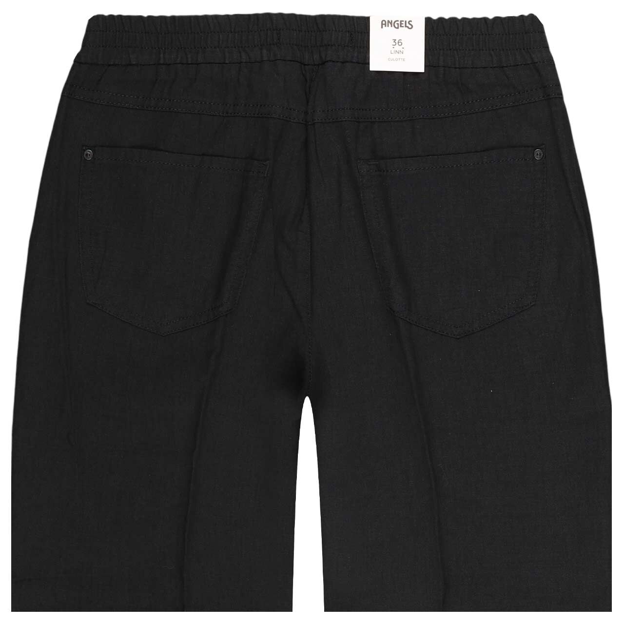 Damen Linn Jump 7/8 Baumwollhose von Angels in Schwarz, detaillierte Rückansicht