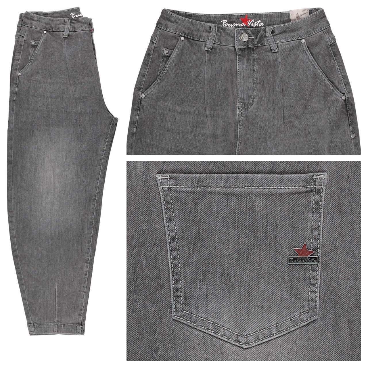 Buena Vista Ballon 7/8 Stretch Denim Jeans faded grey