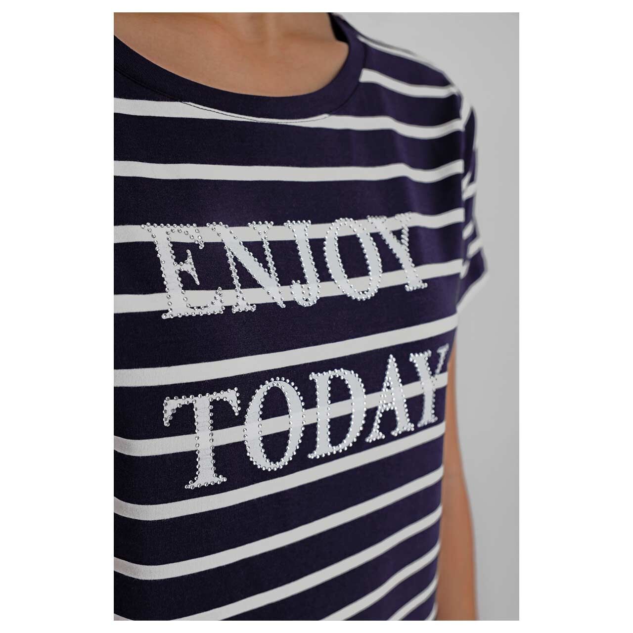Monari Damen T-Shirt marine glitter
