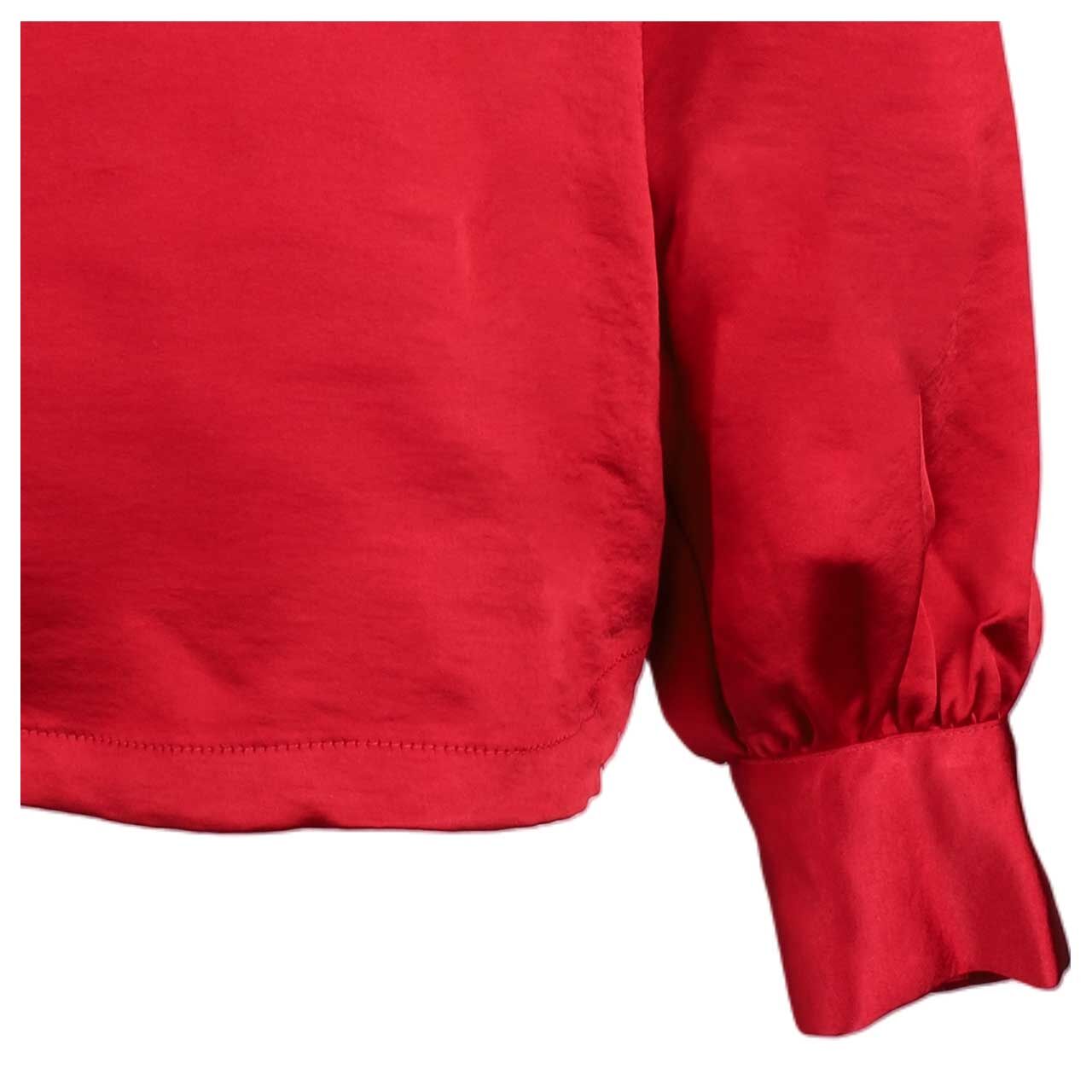 Damen Langarm Bluse von s.Oliver in Rot, Detailansicht Ärmel hinten
