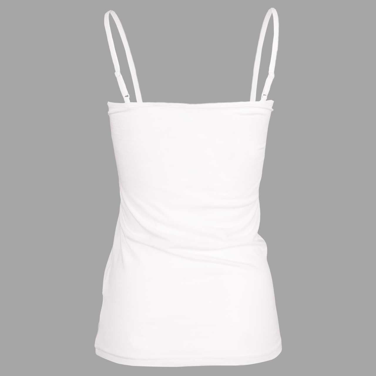 Damen Top von Soquesto in Weiß, Rückansicht