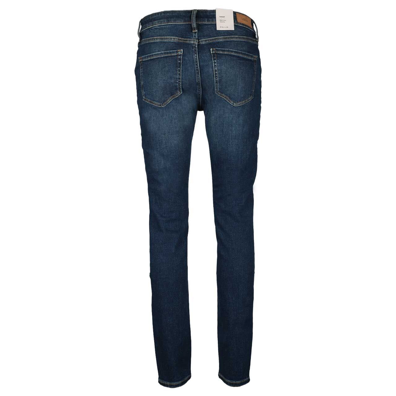 Stretch Damenjeans Izabell von s.Oliver in Blau verwaschen mit der Farbnummer 56Z4, Rückansicht