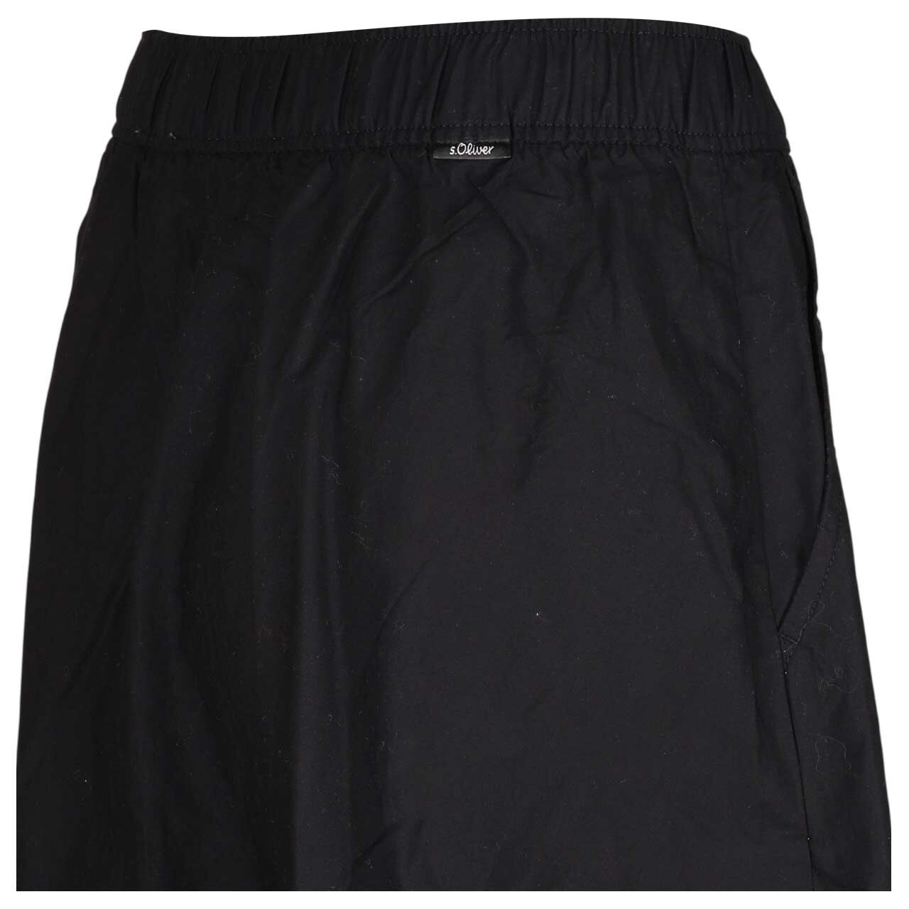 Damen Rock von s.Oliver in Schwarz, detaillierte Rückansicht