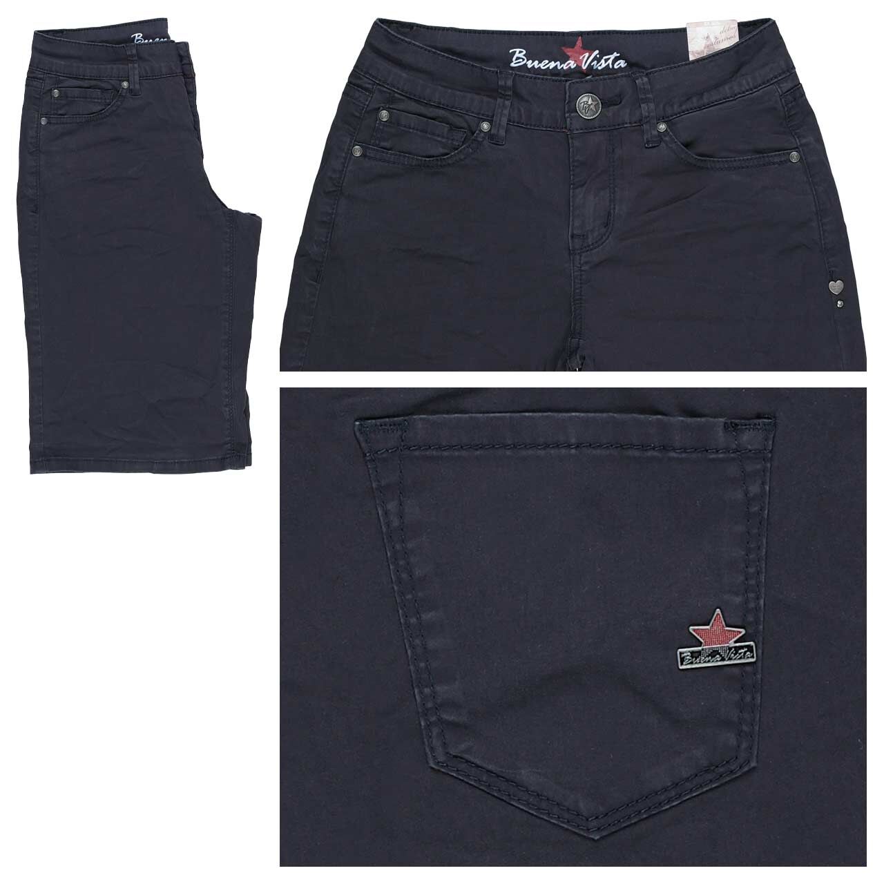 Buena Vista Italy-Short Stretch Twill Baumwollhose dark blue Buena Vista Italy-Short Stretch Twill Baumwollhose dark blue