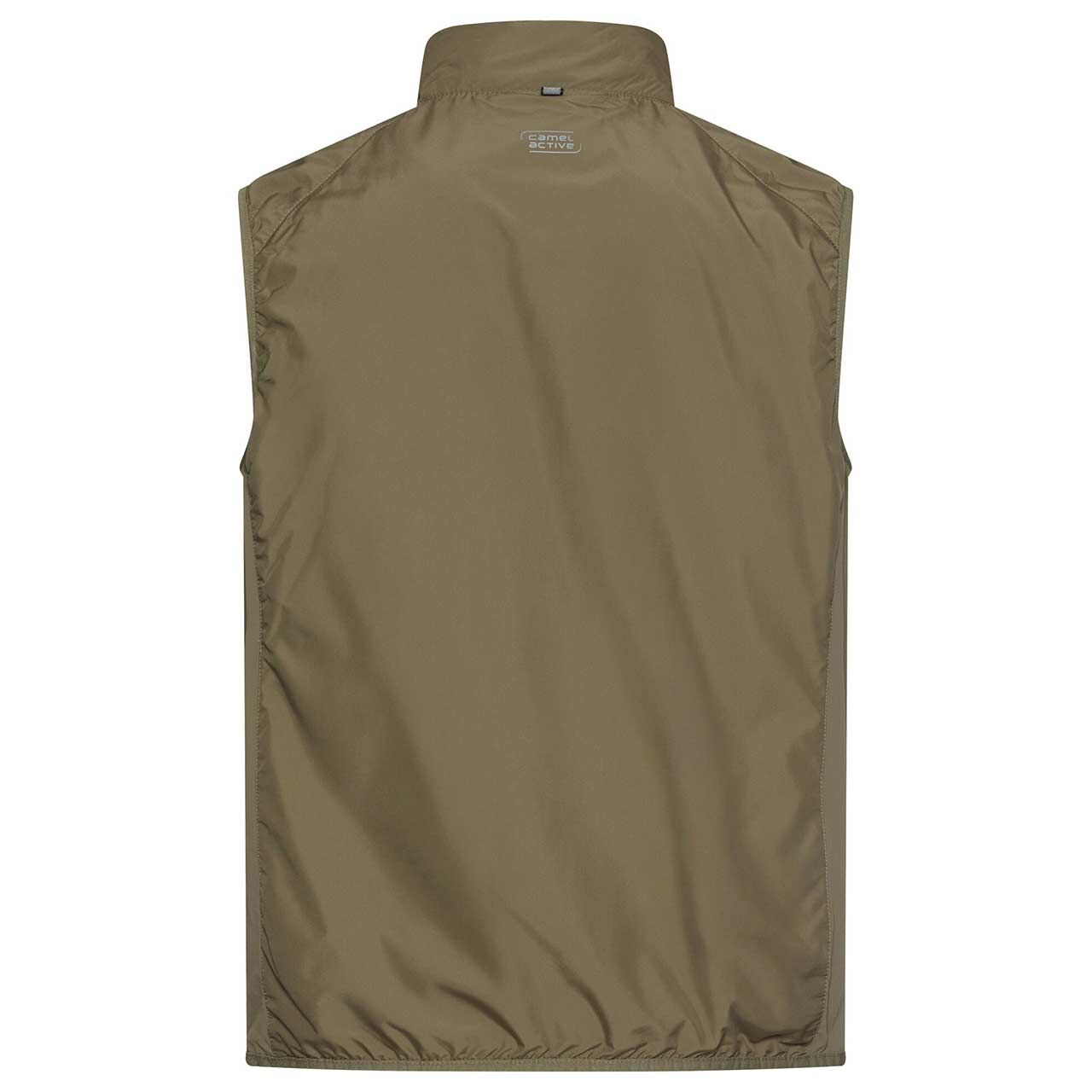 Herren Weste von Camel active in Olivgrün, Rückansicht