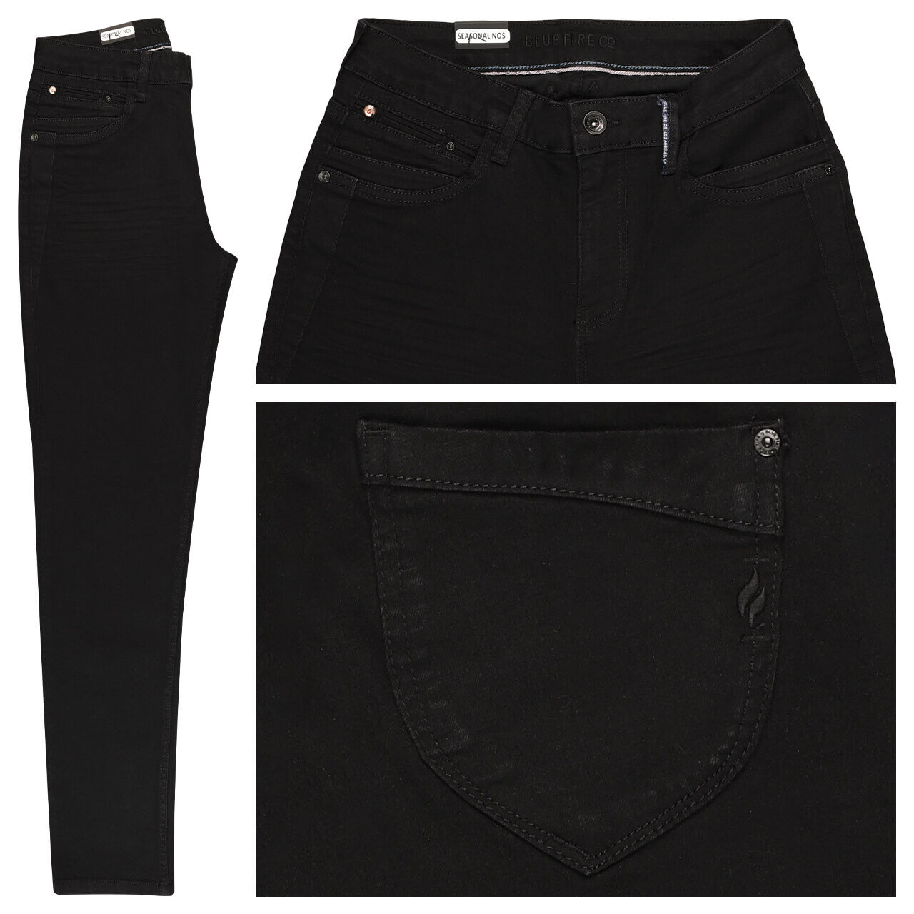 Blue Fire Nancy Jeans black buffies Blue Fire Nancy Jeans black buffies