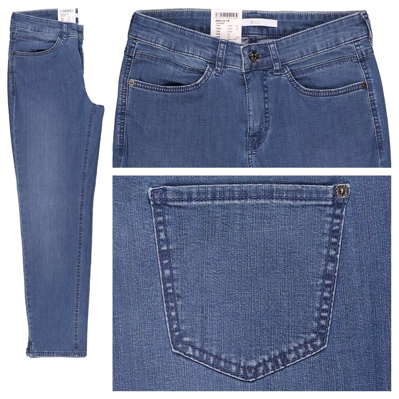 MAC Angela 7/8 Jeans fancy random washed summer