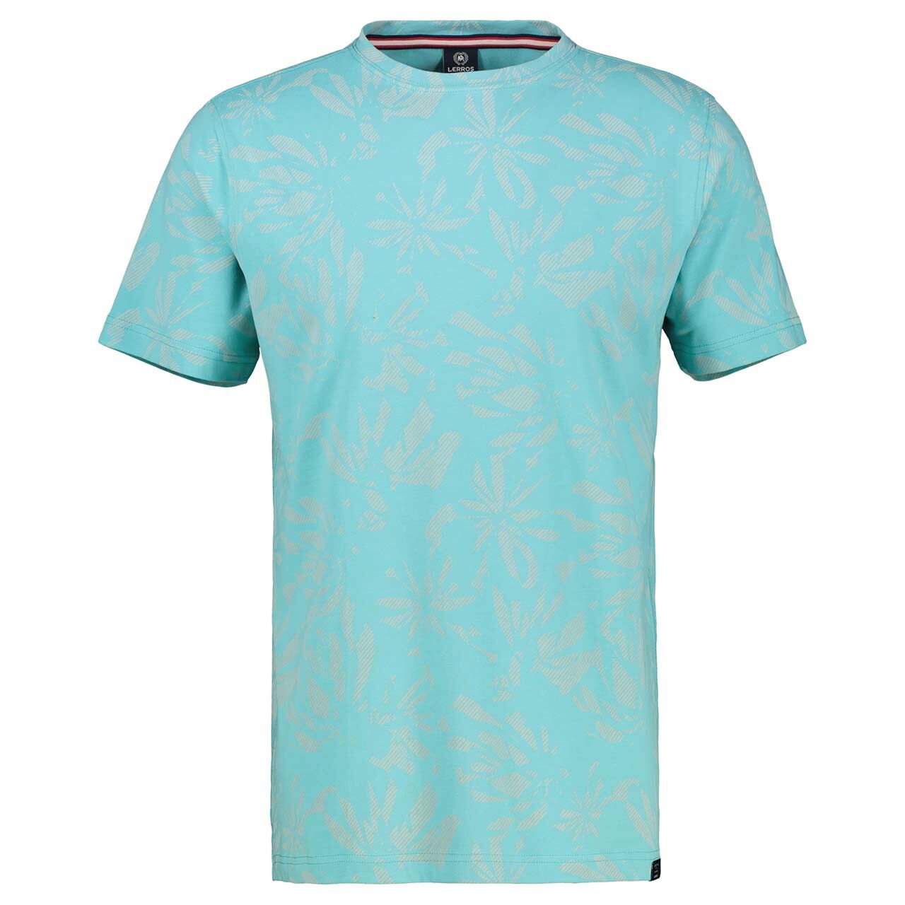 Lerros Herren T-Shirt coastal blue printed